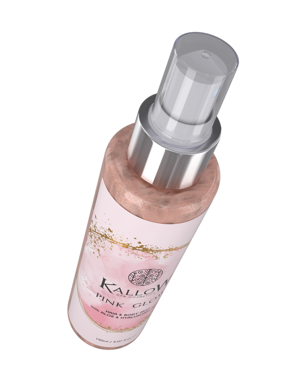 DXN Kallow – Pink Glow Hair & Body Mist with Aloe & Hyaluronic Acid – Bild 2