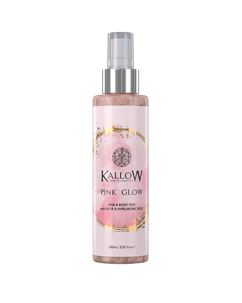 DXN Kallow – Pink Glow Hair & Body Mist with Aloe & Hyaluronic Acid