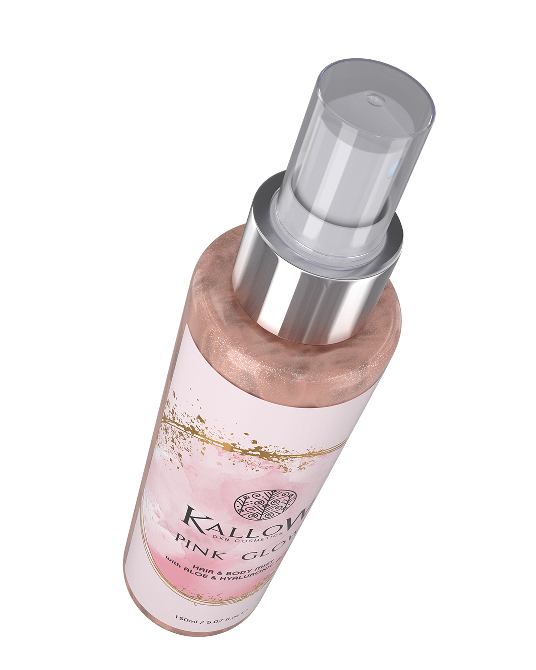 DXN Kallow – Pink Glow Hair & Body Mist with Aloe & Hyaluronic Acid